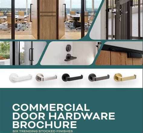 Commercial Hardware Brochure Zanda Architectural Hardware