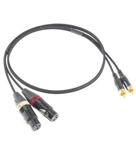 Sommercable On F Stereo Interconnect Cable Male Rca Female Xlr Gold