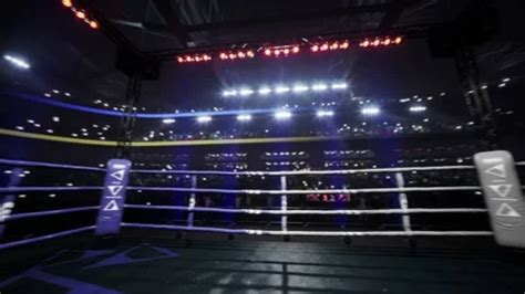 empty boxing arena 4k video with crowd a... | Stock Video | Pond5