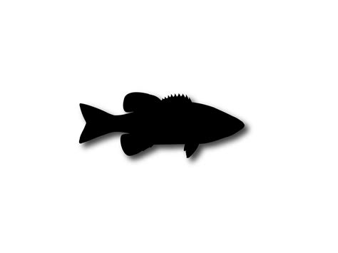 Smallmouth Bass Silhouette