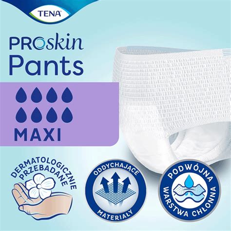 Tena Proskin Pants Maxi M Majtki Ch Onne Wyr B Medyczny Majtki