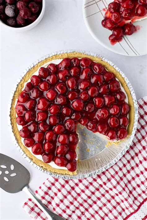 Easy Cherry Pie Recipe With Canned Filling And Graham Cracker Crust