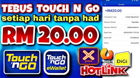 Tebus Cepat Setiap Hari Dapat Top Up Free Touch N Go Dari Aplikasi