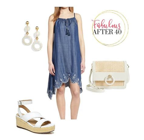 3 Chic Ways To Wear A Chambray Shirtdress With Style Summer Fashion