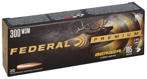 Buy Berger Hybrid Hunter 300 Wsm Ammo 185 P300wsmbch1