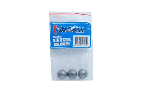 Sinker Ball Size 3 Pkt3 10 Gandr Wills Wholesalers