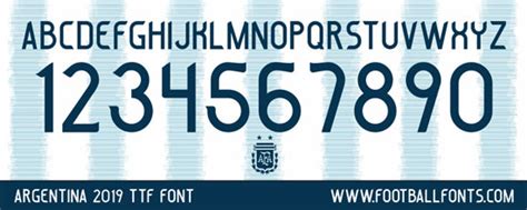 Argentina Football Fonts