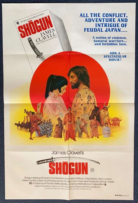 All About Movies - Shogun 1980 One Sheet Movie Poster Richard ...