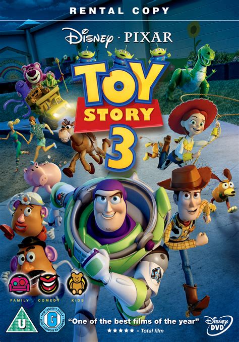 Ex Rental Toy Story 3 Original Dvd Planet Store