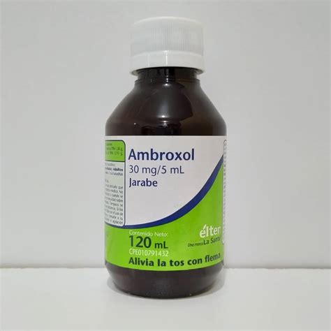 Medicina Ambroxol Mg Ml Ml Jbe Adul Elter Sihay