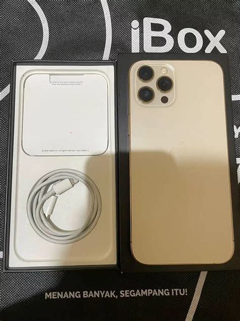 Iphone 12 Pro Max 256 GB Ibox Mulus Handphone 916129778