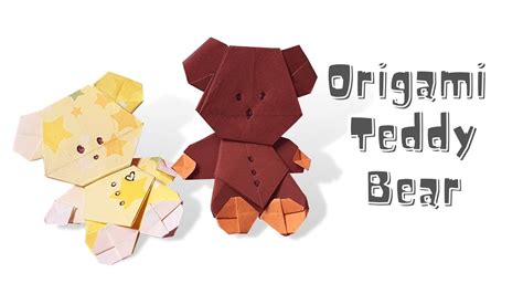 How To Make Origami Bear