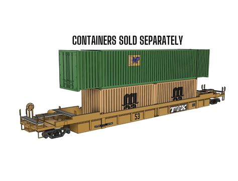 Ho Scale 53 Well Car Stl Files For 3d Printing 3d Printable 53 Well