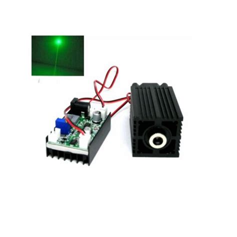 Mw Nm Green Laser Diode Module Focusable Dot Lights V Driver