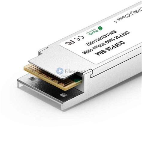 Transceptor De Fibra Gbase Sr Qsfp Nm M Dom Mtp Mpo Mmf