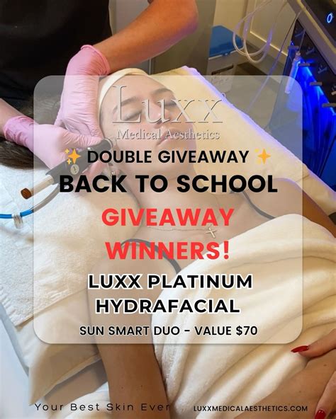 LUXX - Back to School Double Giveaway Winners! 🎁🎁 Tammy Inder is the