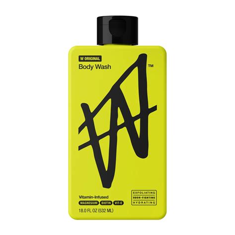 W By Jake Paul Body Wash Exfoliating Hydrating W Original 18 F