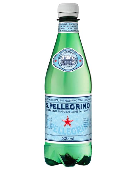 Pellegrino Sparkling Natural Mineral Water Pet Bottles 500 Ml