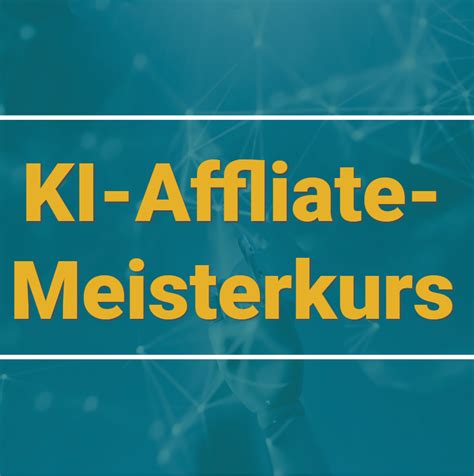 KI Affiliate Meisterkurs Von Ralf Schmitz 2024 Affiliate Sein De