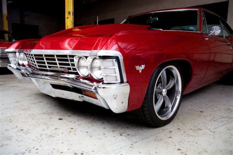 Candy Apple Red 1967 Chevy Impala Ss Classic Chevrolet Impala 1967