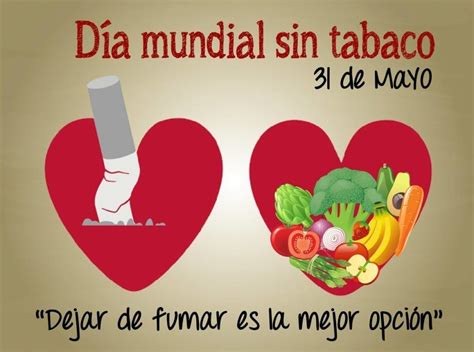 31 DE MAYO DIA MUNDIAL SIN TABACO