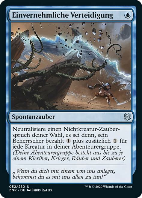 Einvernehmliche Verteidigung Concerted Defense · Zendikar Rising Znr 52 · Scryfall Magic