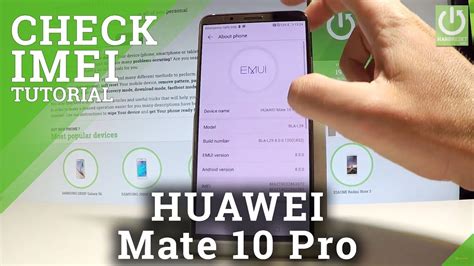 Huawei Mate Pro Check Imei Imei Information Youtube