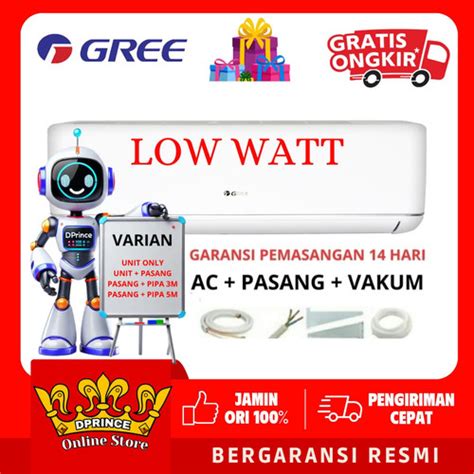 Promo GREE AC Split GWC 07C3ES GWC07C3ES 3 4 PK Deluxe Low Watt Cicil