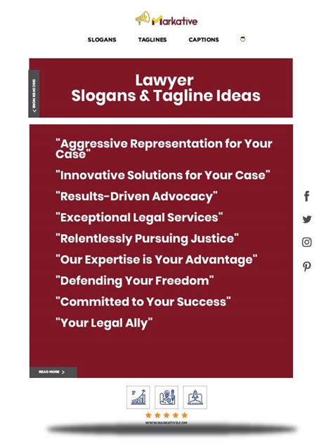 205+ Powerful Lawyer Slogans to get more Client - Markative