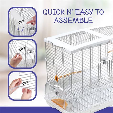 Bird Cage For Very Small To Small Birds Model L01 Small Wire Single