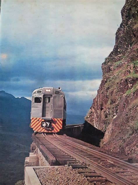 Ferrovia Que Liga Curitiba A Paranagua 1968 Brazil Trens Curitiba