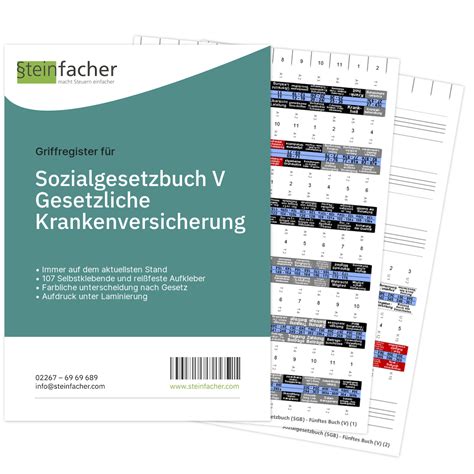 Griffregister für Sozialgesetzbuch SGB V Gesetzliche