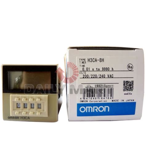 New Omron H3ca 8h Solid State Timer Relay 200220240vac H3ca8h Module