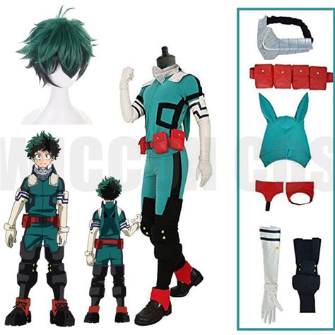 Jual Preorder Anime My Hero Academia Cosplay Midoriya Izuku Deku Battle Cosplay Costume Unisex