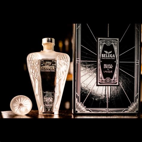 Vodka Beluga Epicure By Lalique Cl 70 Caviar House Vodka Caviale