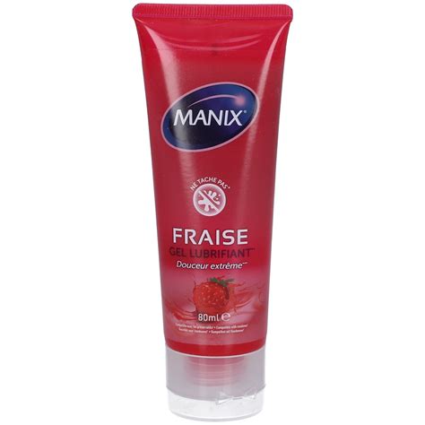 Manix Gel Lubrifiant Intime Fraise 80 Ml Redcare Pharmacie