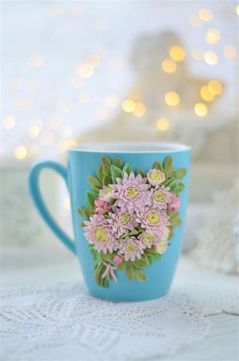 Кружка полимерная глина | Mugs, Glassware, Tableware