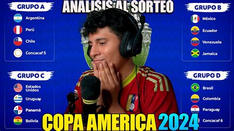 Analisis Al Sorteo De La Copa America Usa Venezuela En El Grupo