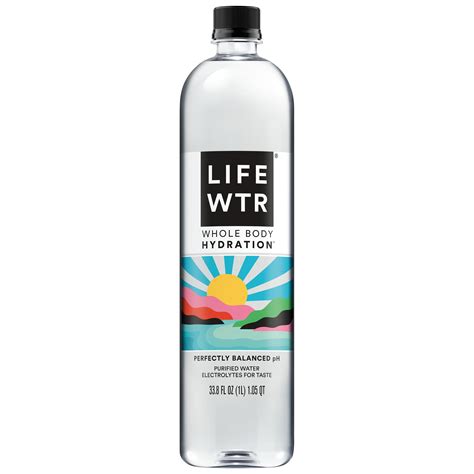 Lifewtr Premium Purified Bottled Water Ph Balanced With Electrolytes