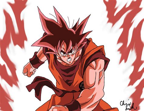 goku kaioken by Animefreakazoid6 on deviantART