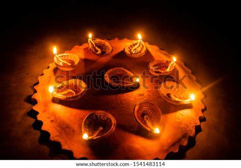 Some Beautiful Pradip Deepavali Decoration Stock Photo 1541483114 | Shutterstock