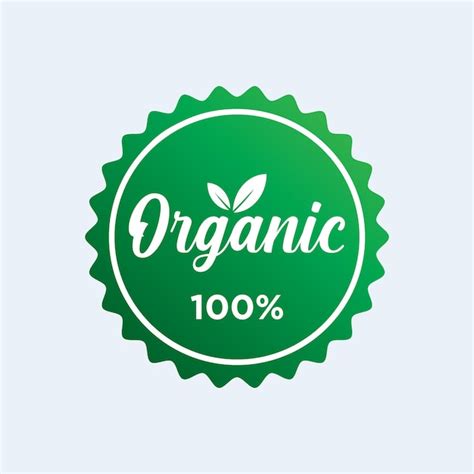 Premium Vector Organic Label Vector Design