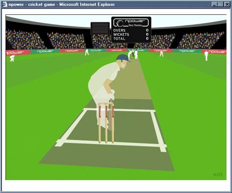 Online Cricket Games - npower Test Series