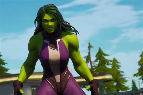 Skin Jennifer Walters Et She Hulk Défis De L éveil Fortnite Saison 4 Breakflip