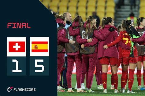 Final España golea 1 5 a Suiza y avanza hacia los cuartos de final del