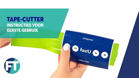 Instructie Eerste Gebruik Fastu Tape Cutter Fysiotape Youtube