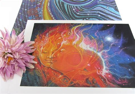 Soulmate Art Print Fine Art Poster Visionary Art 18 | Etsy