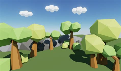 Low Poly Worlds A Good Way To Learn Blender And Ue4