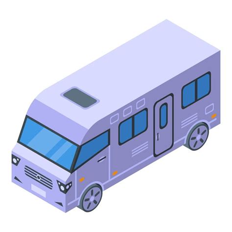 Premium Vector Travel Motorhome Icon Isometric Of Travel Motorhome