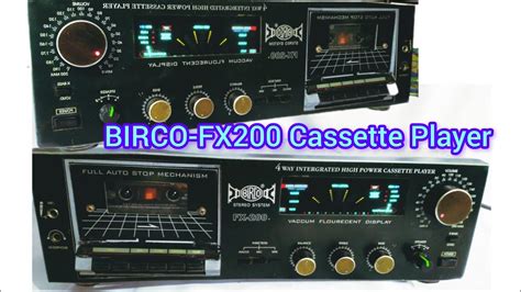 BIRCO FX 200 Cassette Player Heavy Bass Digital Sound 4speaker Drive